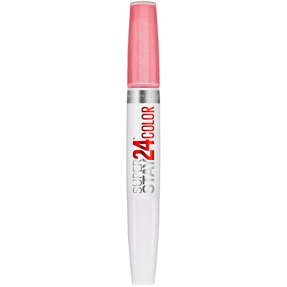Bundle of Double Sided Eyebrow Eyelash Tweezers -, and Superstay 24 2-Step Liquid Lipstick Makeup, so Pearly Pink, 1 Ki, Pack of 1