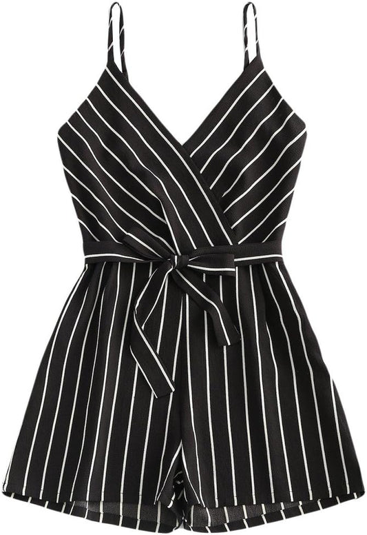 Women'S Casual Linen Jumpsuits Overalls Baggy Bib Pants plus Size Wide Leg Rompers(Black,L)